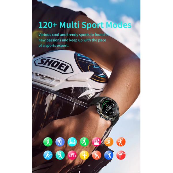 H33 Men Smart Watch BT Call IP67 Waterproof Heart Rate Sports Business Voice Assistant