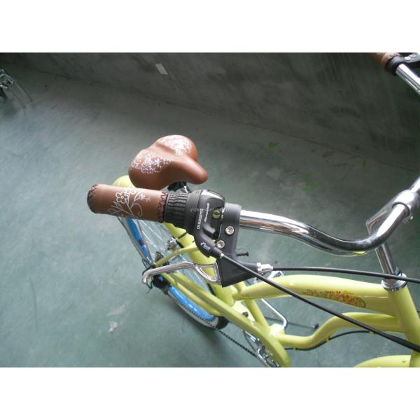 Beautiful Women Beach Cruiser Bicycle with Inner Water Sticker 26inch 3 Speed OEM/ODM