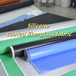 Silicone Coated Fiberglass Fabric 400 g/sqm, 0.3mm Thickness