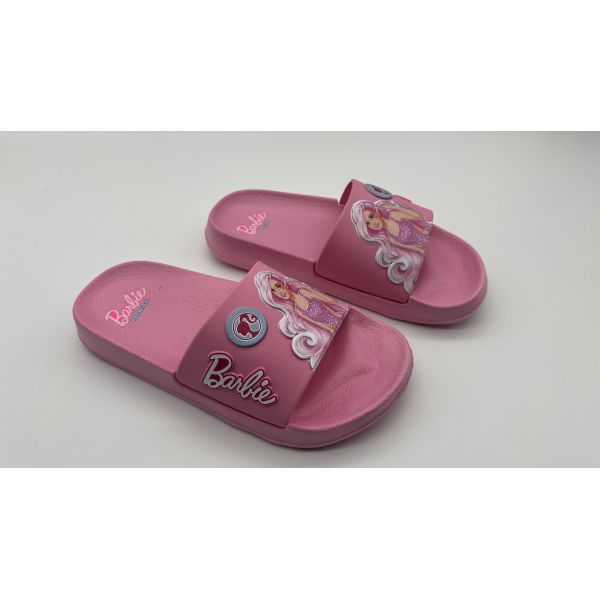 Open Toe Childrens Summer Slippers Barbie Pool Slide Sandals OEM Brand
