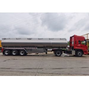 3 BPW Axles 36000 Liters Stainless Steel Oil Tank Trailer
