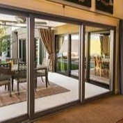 Buy House Double Aluminum Sliding Glass Patio Doors Waterproof at wholesale prices