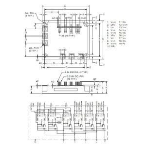 Quality PM200CSA060 PM200CSA060 USING INTELLIGENT POWER MODULES MITSUBISHI igbt power module for sale
