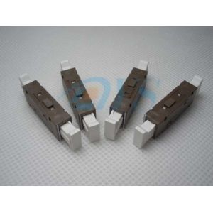 Singlemode Simplex MU Fiber Optic Adapter With High EMI / RFI Environments