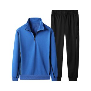 Fashionable Unisex Football Training Tracksuits Popular Fitness Sweatsuit Solid