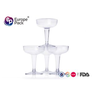 Recycled Plastic Champagne Glasses