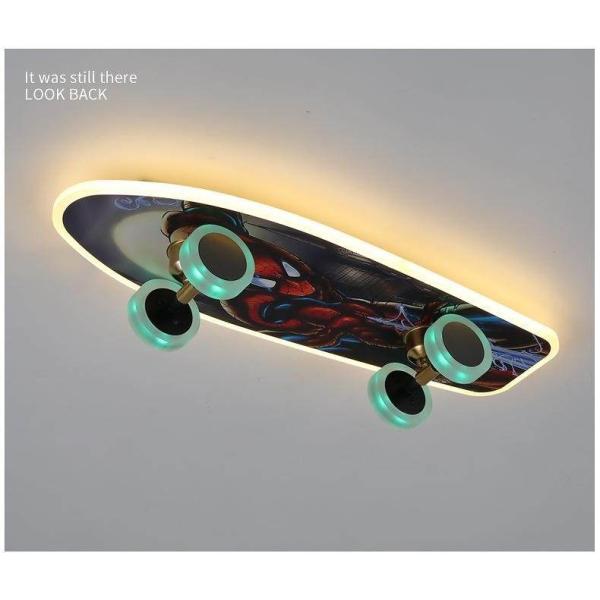 Nordic Bedroom Children'S Room Ceiling Light Cartoon Eye Protection Scooter Lamps