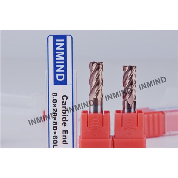 9mm *4F Square End Mill SiN Copper Colour , upto HRC55 , end mill supplier