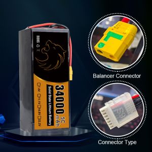 China High Capacity 34000mAh Solid State Drone Batteries UVA with 1-3C Charging Ratio and 0-45C Storage Type on sale China High Capacity 34000mAh Solid State Drone Batteries UVA with 1-3C Charging Ratio and 0-45C Storage Type on sale