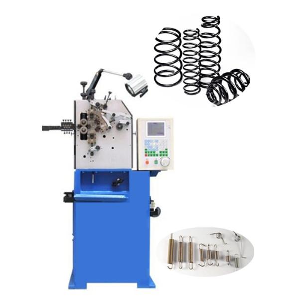 High Speed Disc CNC Spring Coiler 70*60*130cm With 0.4kw Cam Axis Servo Motor