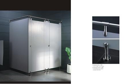 Wear Resistance Toilet Cubicle Hardware , Adjustable Toilet Cubicle Support Legs