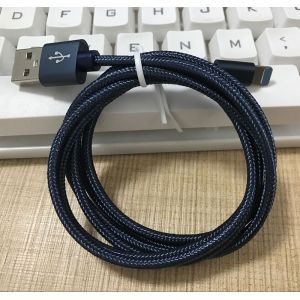 3FT 6FT 10FT USB Data Cable IPhone Charger Cord 1m 1.8m 3m Length Customized