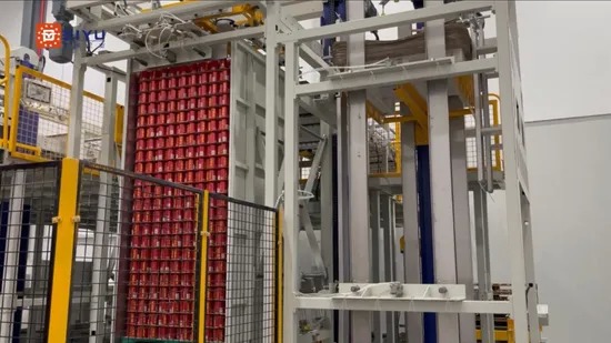 Empty Can Depalletizer Robot Can Remover