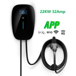 Dustproof EV Charger Wall Mount 3G Home Wallbox Charger CE