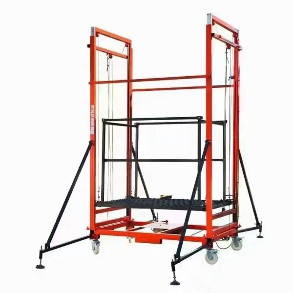 Buy 2m Height 300kg Load Scaffold Lift For Materials Lift at wholesale prices