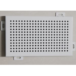 Acoustical Aluminum Wall Panels / Commercial Perforated Metal Ceiling Panel