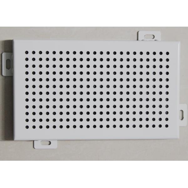 Acoustical Aluminum Wall Panels / Commercial Perforated Metal Ceiling Panel