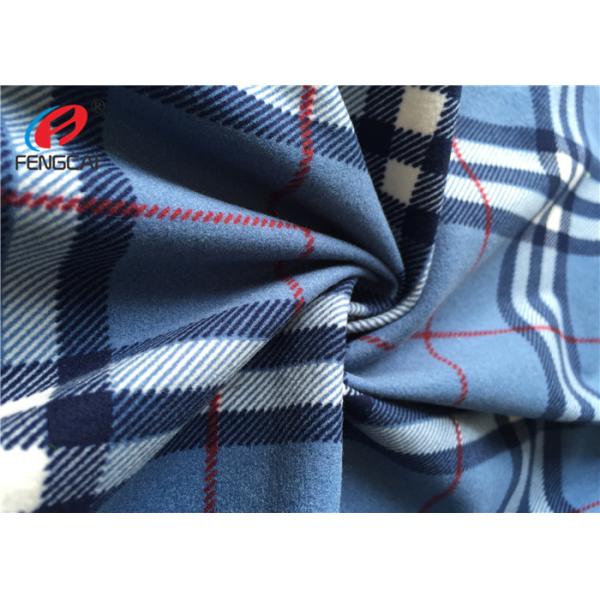Imitate Cotton 100 % Polyester Velvet Fabric Warp Knitting For Home Textile
