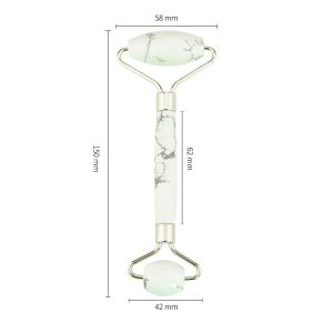 White Turquoise Jade Facial Roller