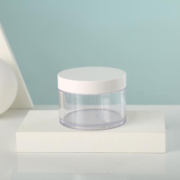 Custom Logo Wide Mouth 200ml PET Plastic Jar for Food and Candy Transparent Empty Customized Accepted Logo Food Grade