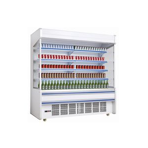 Supermarket Air Multideck Open Chiller Commercial Vegetable And Fruit Display