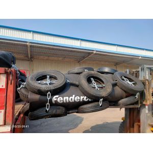 Yokohama Pneumatic Rubber Fender Inflatable With Used Aircraft Tires