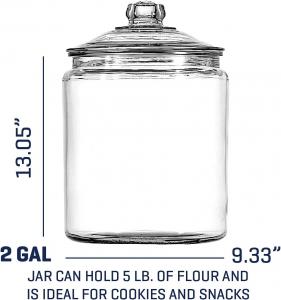 China Glass Cookie Jars Labels Marker Gallon Canister Sets For Kitchen Counter With Airtight Lids, Sugar Packet Holder on sale