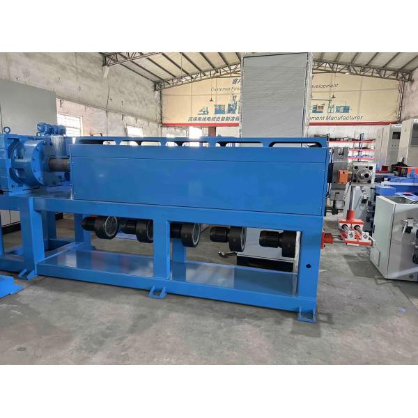 90 Cable Extrusion Line 280kg/h PVC Cable Manufacturing Machine With Siemens Motor