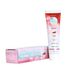 Dentifresh Herbal Cinnamon Toothpaste - 100ml Soothes Gums Prevents Cavities &