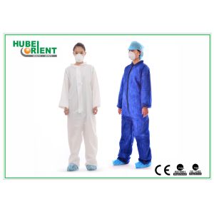 Disposable Protective Coveralls SMS Microporous Suit For Hospital
