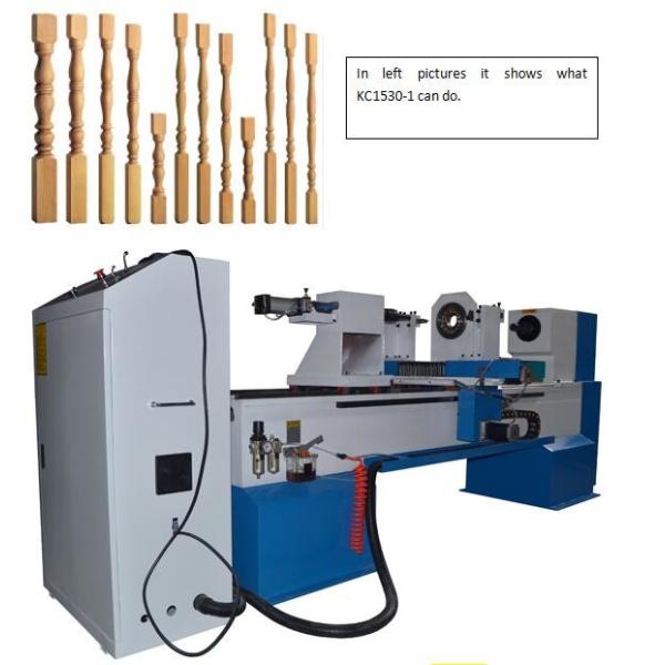 Buy KC1530-1 Baseball bat CNC Wood Turning Lathe factory supply with best price at wholesale prices