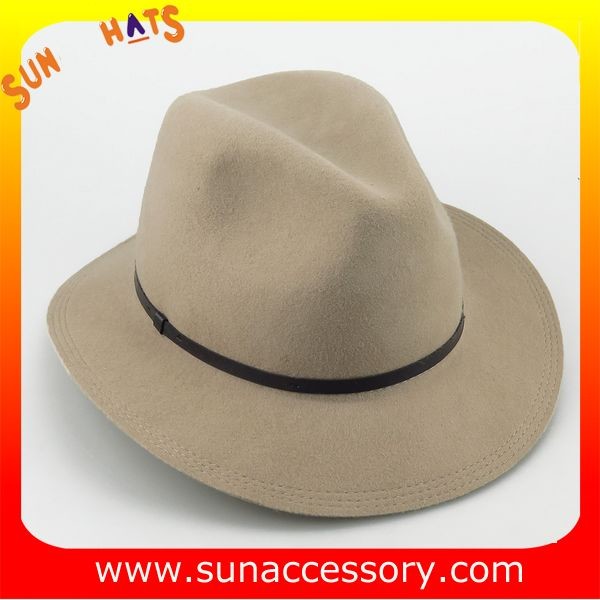 2042 Sun Accessory tan wool felt winter mid brim ladies hats ,Shopping online hats and caps wholesaling
