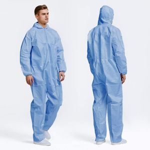 Quality Antibacterial 45gsm SMS Disposable Isolation Clothes for sale