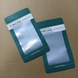 PE Stand Up Food Packaging Bags with Window 10cm-50cm Width