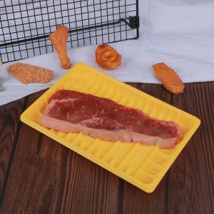 Yellow Hengmaster Plastic Disposable Vegetable Tray For Meat Seafood