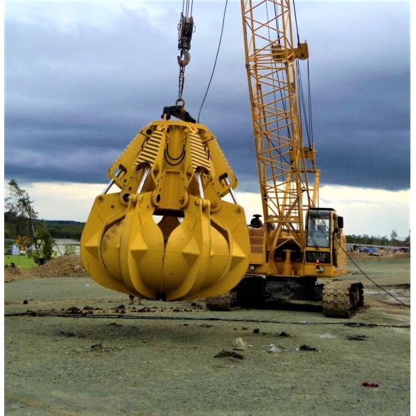 Buy PC Excavator Hydraulic Rotating Grab In Ports wharf at wholesale prices