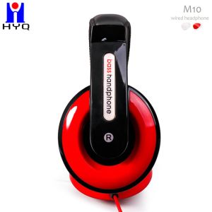 ABS Heavy Bass Wired Earphones 1.2m Over Ear Headphones With Mic Wired