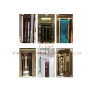 Quality 1.5m/S Luxury Decoration Villa Passenger Residential Home Elevators With Monarch Control for sale
