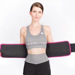 Unisex Adjustable Slimming Tummy Belt Waist Trimmer Band Sweat Belt