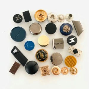 Quality High quality Custom snap button Black gun metal snap buttons 4 parts clothing buttons for sale