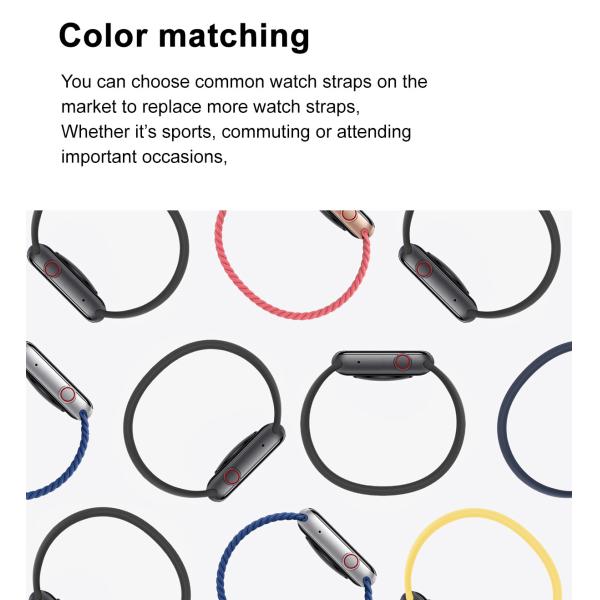 DT100 SMART WATCH 6 SERIES CALL IP68 WATERPROOF WOMEN MEN SMARTWATCH ECG HEART RATE BLOOD PRESSURE