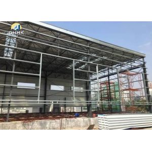 Durable Heavy Duty Steel Structure Prefab Steel Frame Buildings With Sandwich