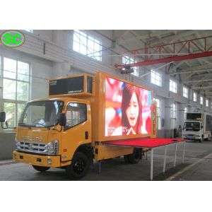 Outdoor P5 Mobile Advertising truck mounted LED screen High Brightness
