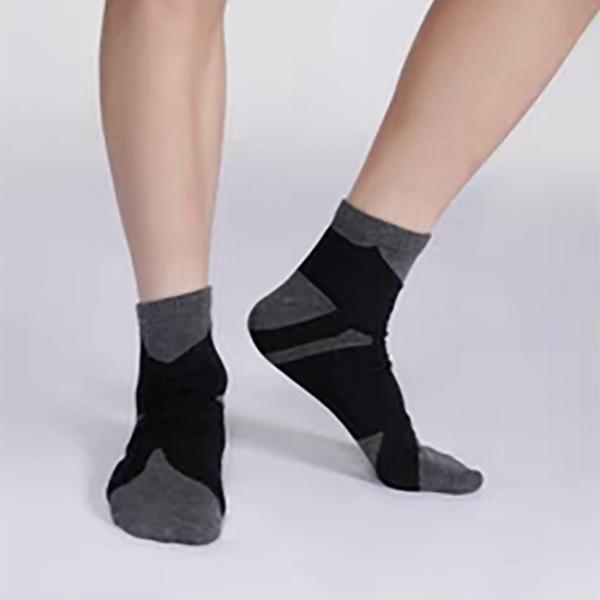 Custom Men Quick Dry Terry Sport Socks Ankle Marathon Running Socks