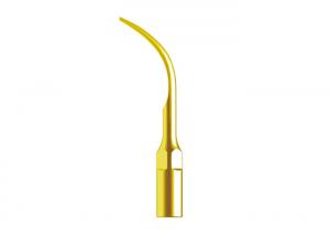 Quality Endodontics Dental Ultrasonic Scaler Handpiece Scaler Tip Golden Color for sale
