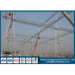 Hot Dip Galvanized Steel Substation Structures With Climbing Ladder