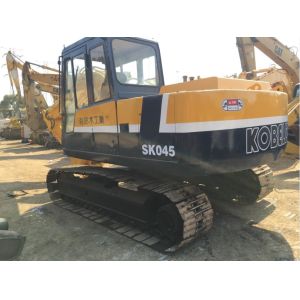 0.5m³ Used Kobelco Excavator SK045 For Road Construction 5.883L Displacement