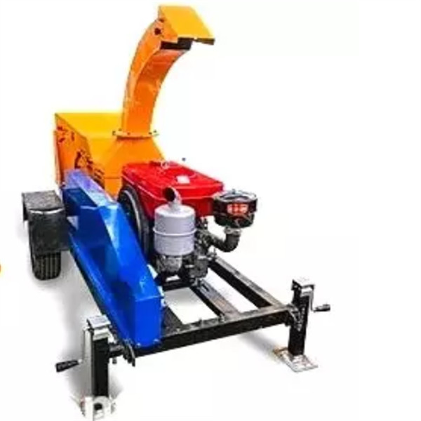 Buy Diesel Powered Electric Start Wood Chipper Machine 82HP 5ton/ H at wholesale prices