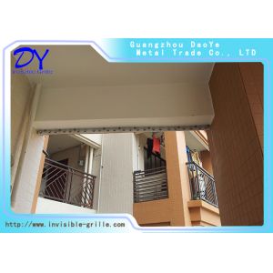 Polished Invisible Rail Track Aluminium Protection Steel Wire Grill