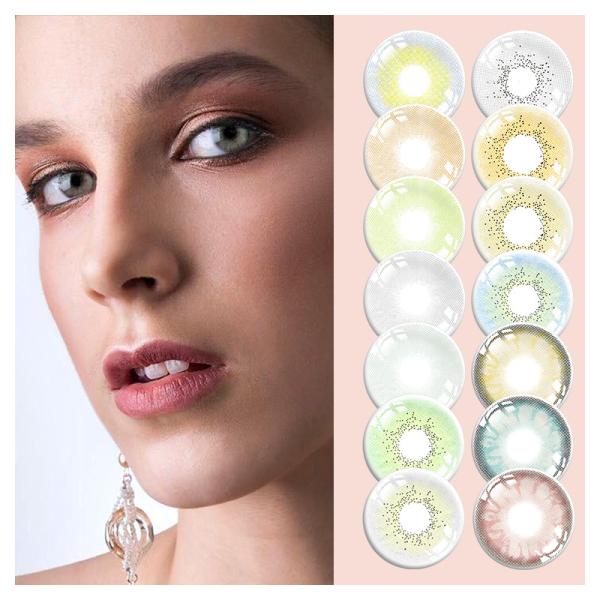 Most Natural Gem Contact Lens Toric Colored Contacts For Dark Eyes 14.0mm